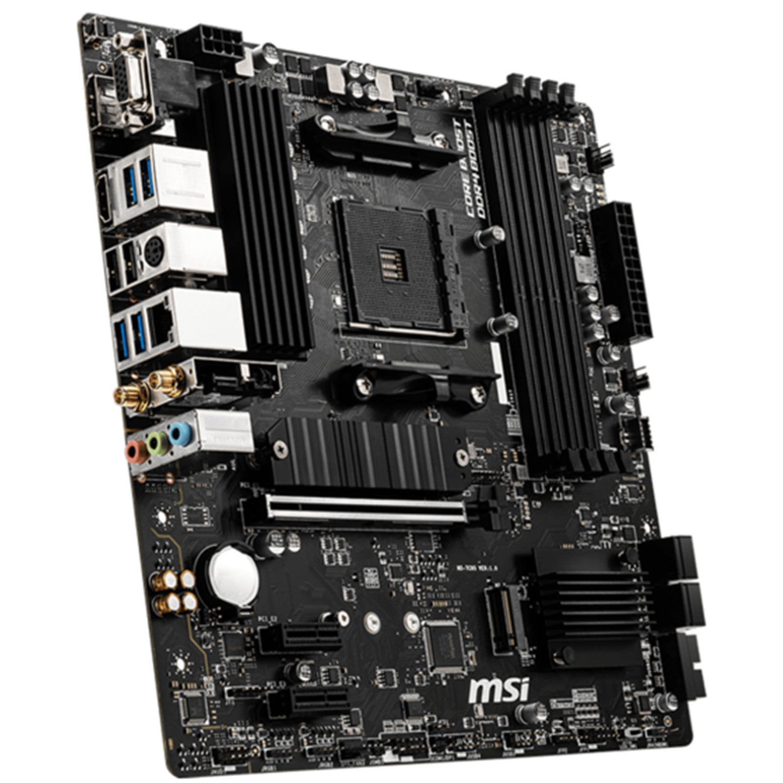 Buy the MSI MAG B550M PRO-VDH WIFI mATX Motherboard For AMD 3rd Gen