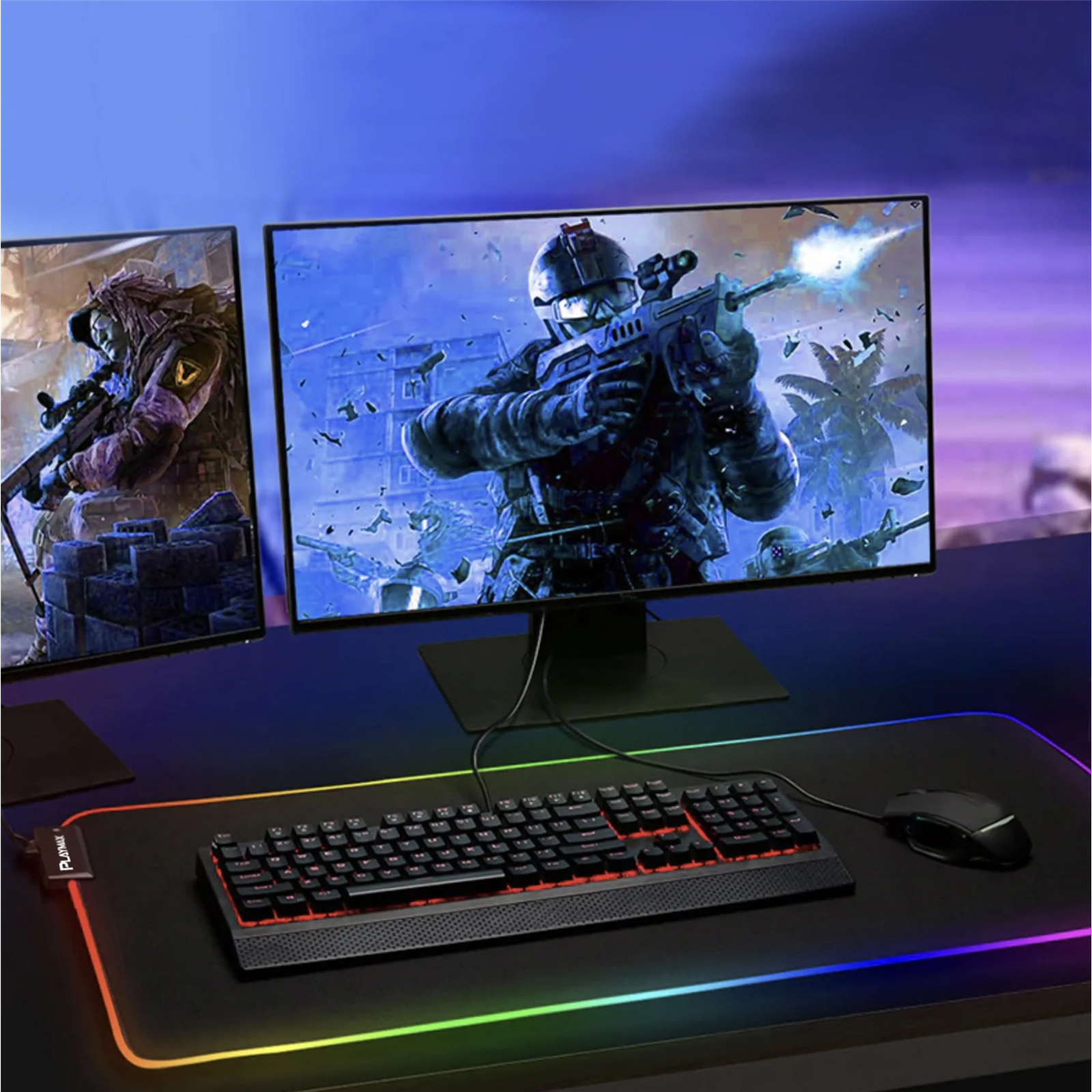 Buy the Playmax Surface X2 RGB Gaming Mouse Pad, 800mm x 300mm