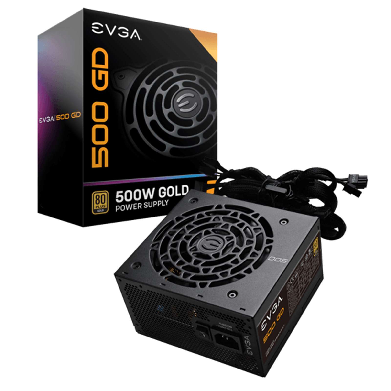 Buy the EVGA 500 GD 500W 80+ Gold Power supply , 5 year limited